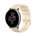 OnePlus Watch luxe siliconen bandje (beige)