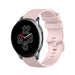 OnePlus Watch luxe siliconen bandje (roze)