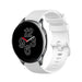 OnePlus Watch luxe siliconen bandje (wit)
