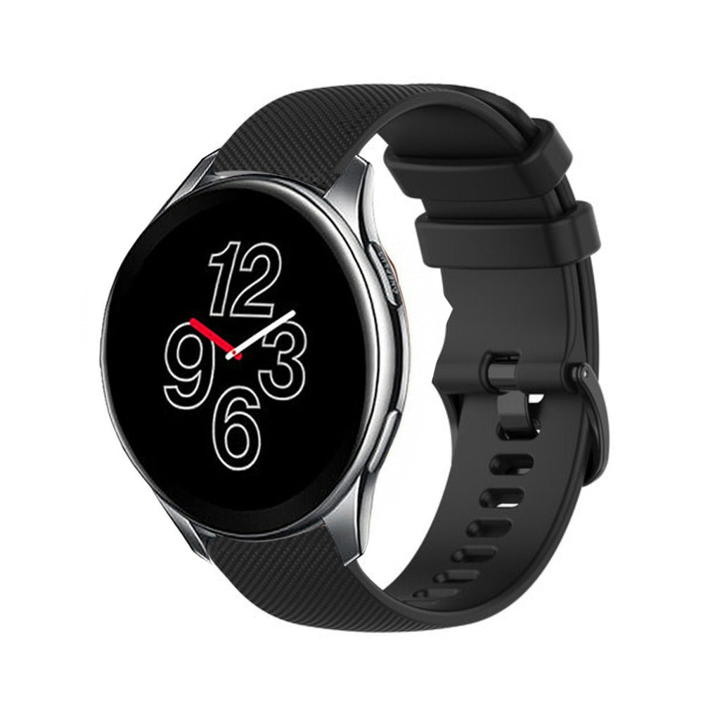 OnePlus Watch 3 luxe siliconen bandje (zwart)