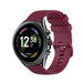 Fossil Gen 6 44mm luxe siliconen bandje (donkerrood)