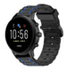 Fossil Gen 5 sport gesp band (zwart/blauw)