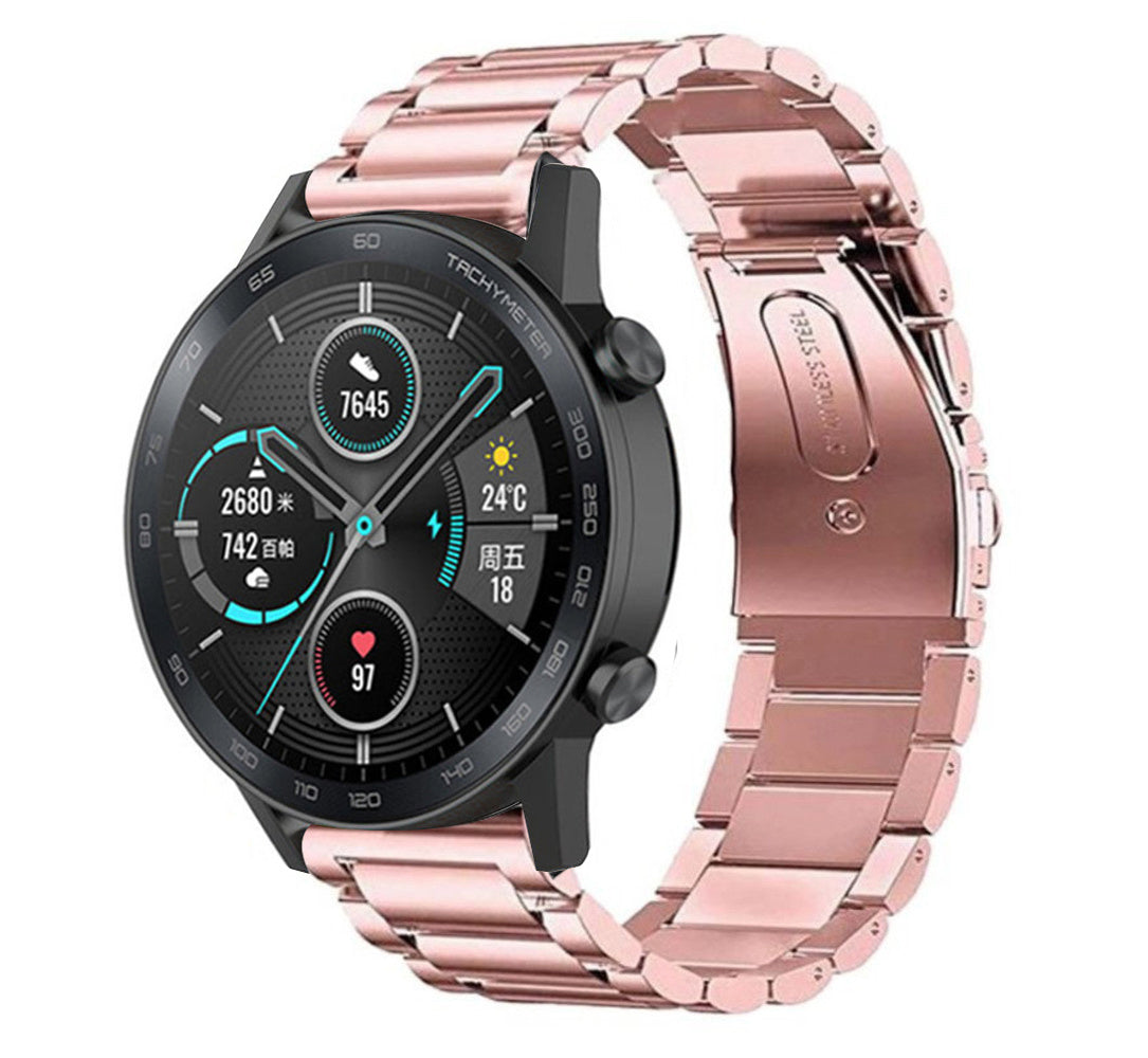 Honor Magic Watch 2 stalen band (rosé pink)