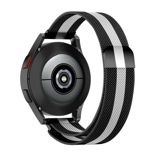 Amazfit Bip 5 Milanese Strap (Black/White)