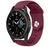 Samsung Galaxy Watch 4 Classic 46mm Silicone Strap (Burgundy Red)