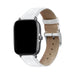 Amazfit GTS 3 leather crocodile grain band (wit)