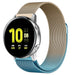 Samsung Galaxy Watch Active Milanese band (blauw/goud)