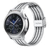 Samsung Gear S3 roestvrij stalen band (zilver/zwart)