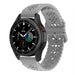 Samsung Galaxy Watch 4 Classic 42mm siliconen bandje met patroon (grijs)