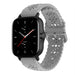 Amazfit GTS 2 siliconen bandje met patroon (grijs)