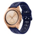 Samsung Galaxy Watch 42mm siliconen bandje met patroon (donkerblauw)