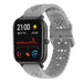 Amazfit GTS 3 siliconen bandje met patroon (grijs)