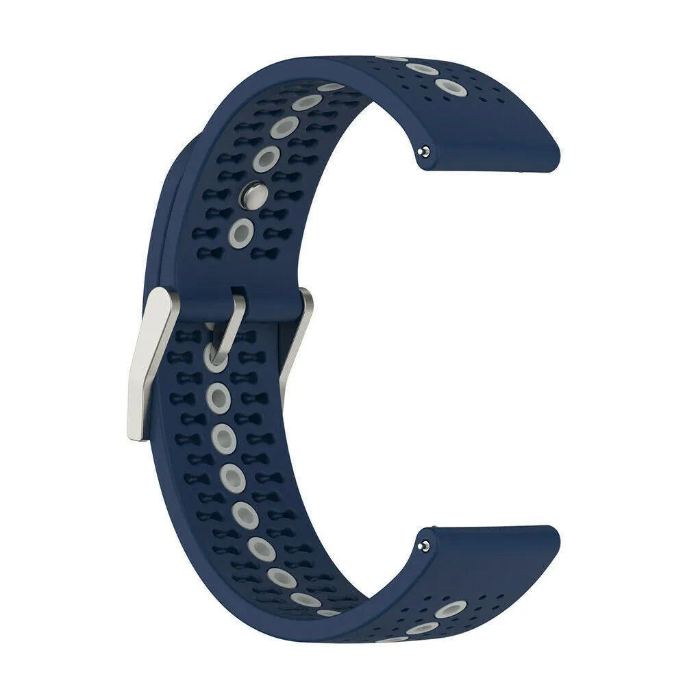 Suunto Run siliconen bandje (blauw/grijs)