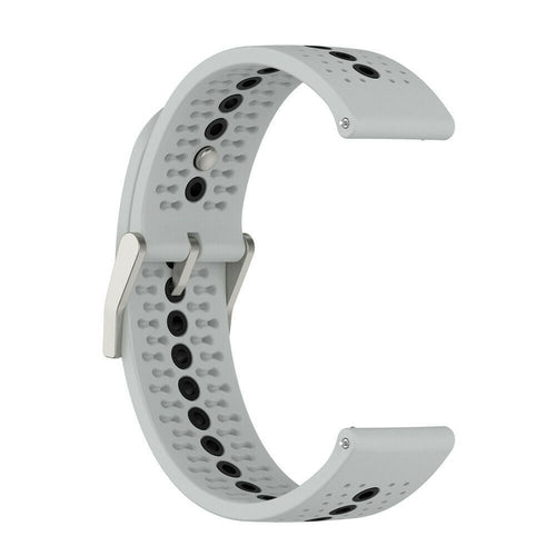 Suunto Race (S) siliconen bandje (grijs/zwart)