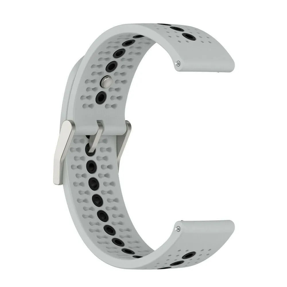 Suunto Race (S) siliconen bandje (grijs/zwart)