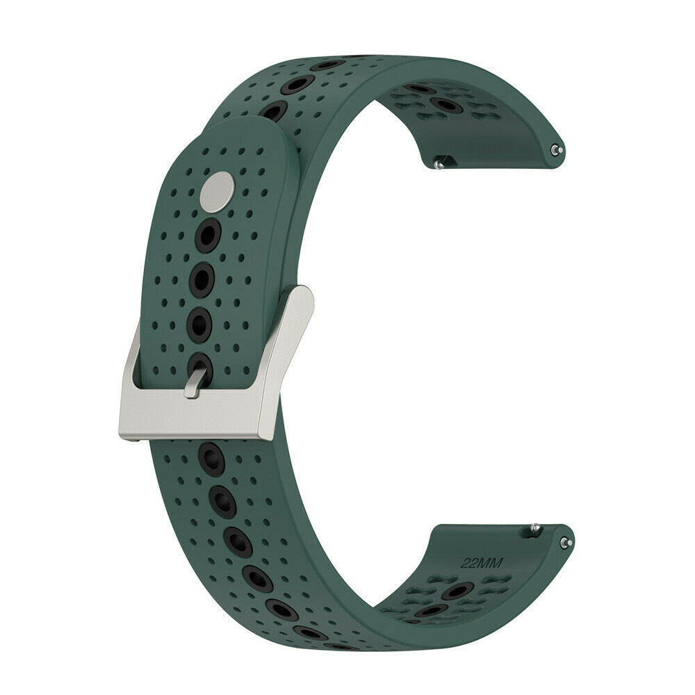 Suunto Run Silicone Strap (Green/Black)