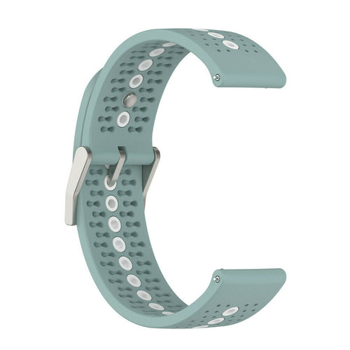 Suunto Race (S) siliconen bandje (groen-grijs/wit)