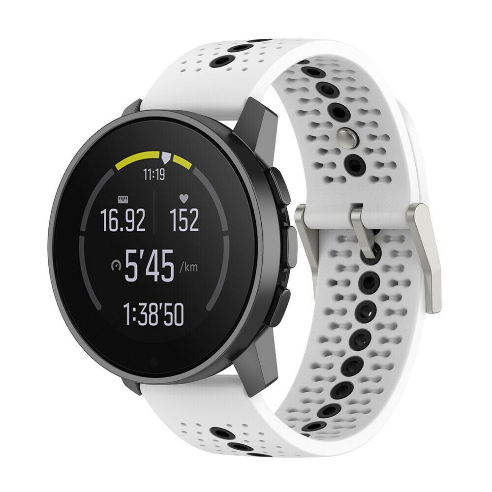 Suunto Race (S) Silicone Strap (White/Black)