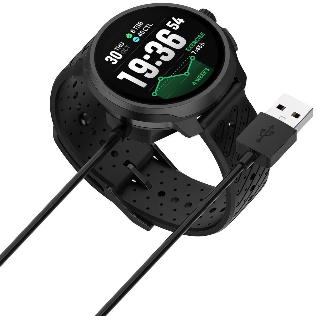 Suunto Race 3s USB-A oplader (zwart)
