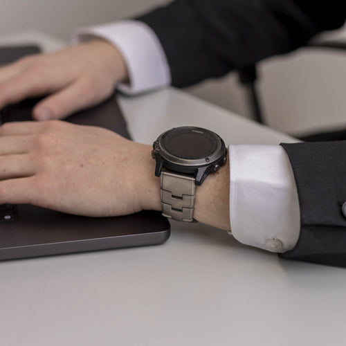 Garmin Tactix 7 Pro Titanium Strap (Silver)