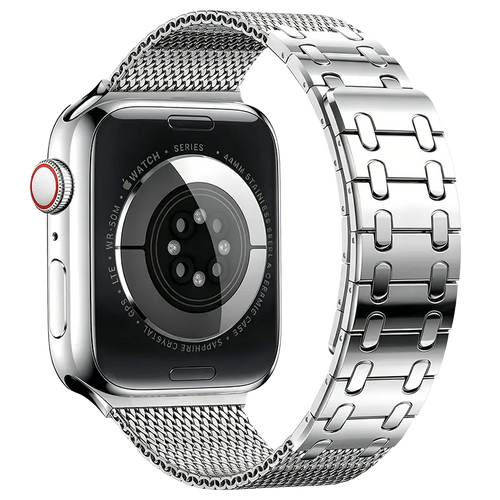 Apple Watch Solid Milanese Strap (Titanium)