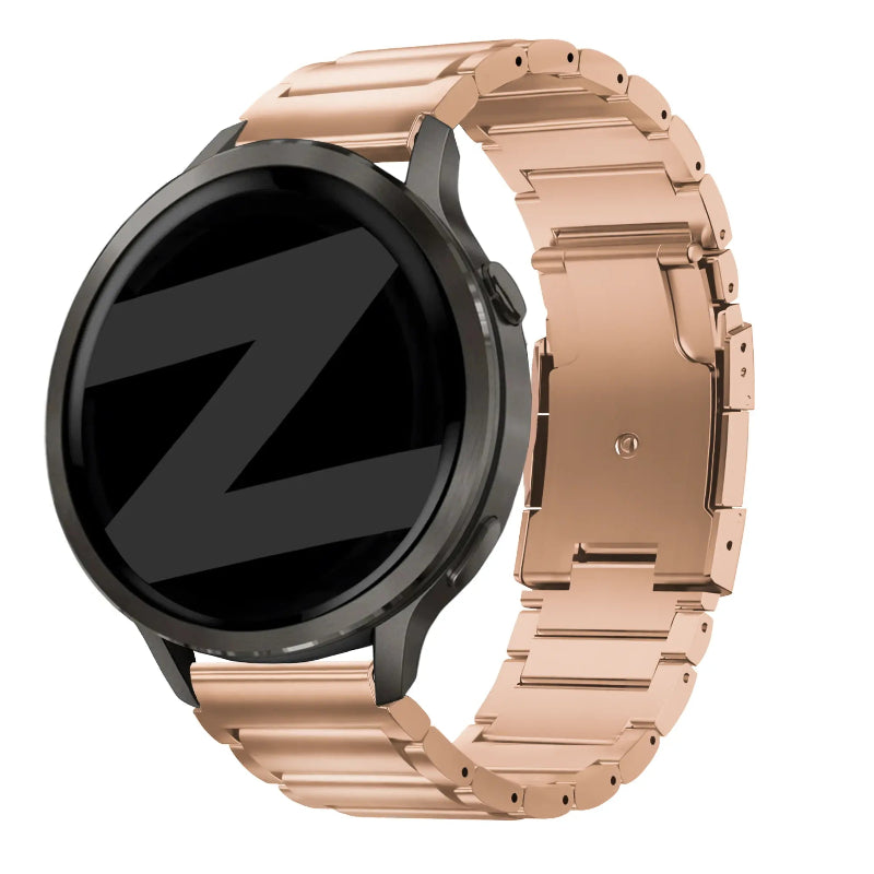 forerunner 265s titanium link band rose gold