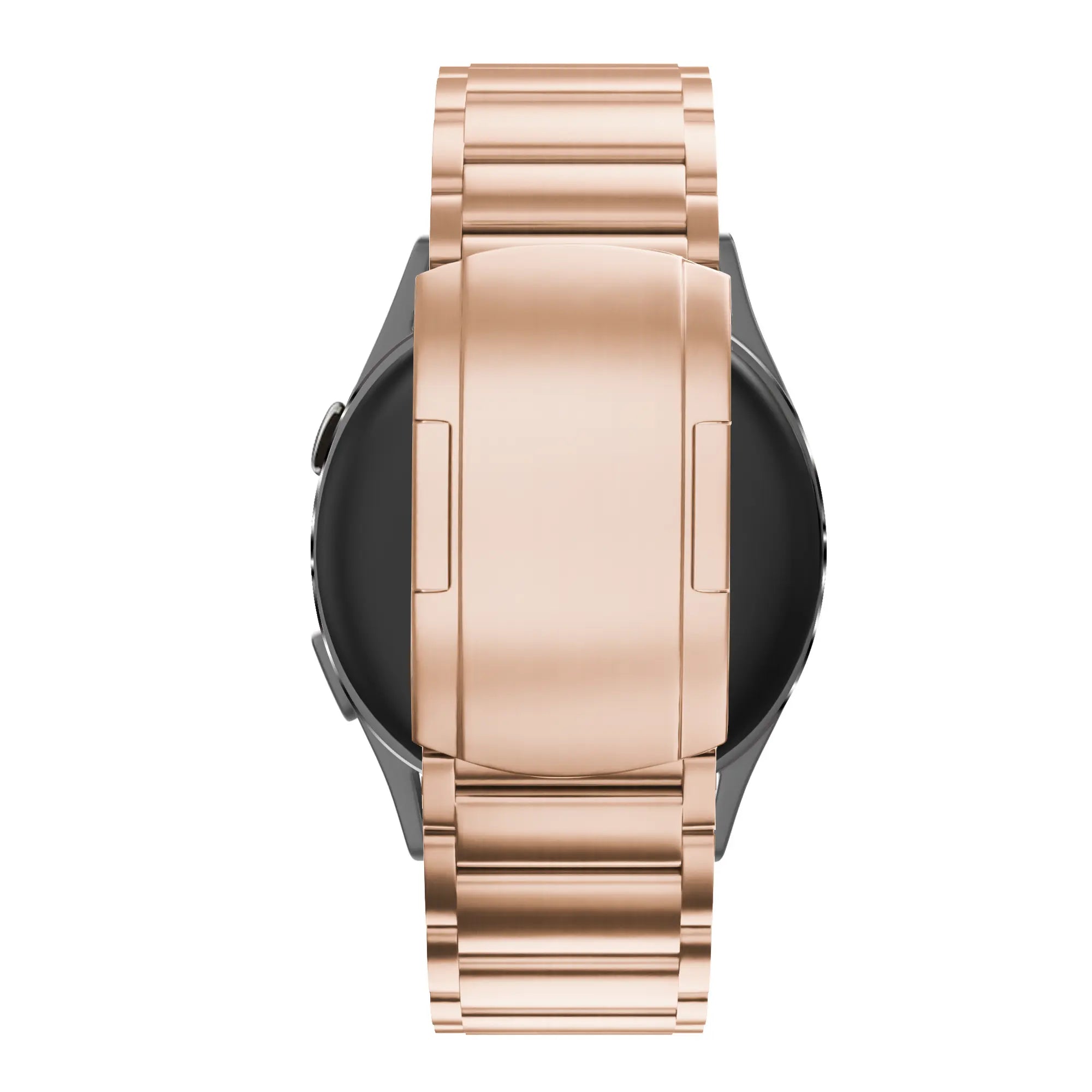 Bandz Garmin Forerunner 265s titanium schakel band (roségoud)