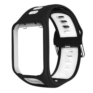 tomtom-runner-2-sport-bandje-zwart-wit