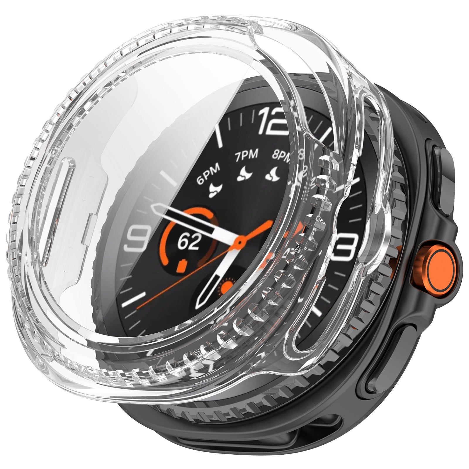 Samsung Galaxy Watch 8 Classic hard case met glas (transparant)