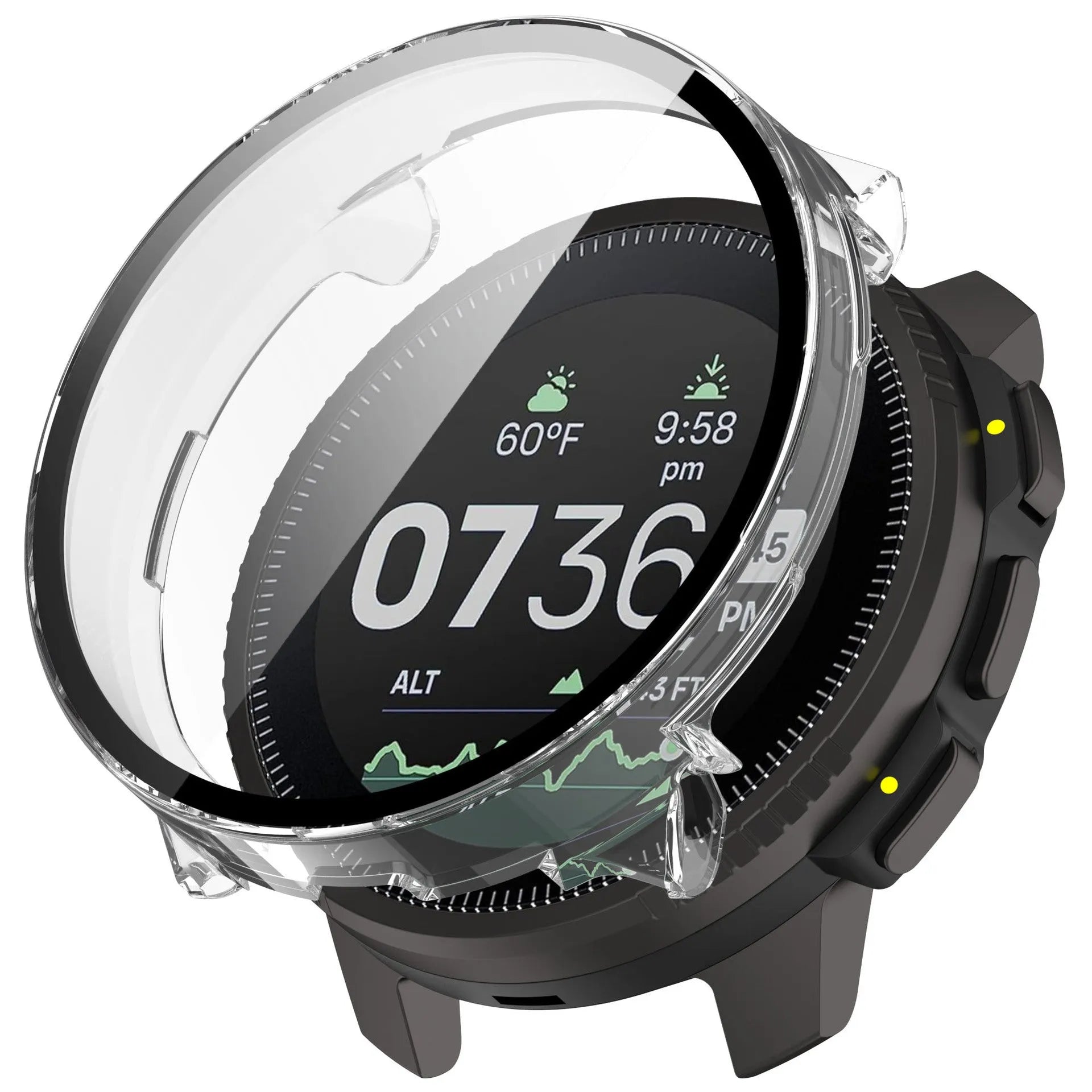 Suunto Vertical PC case met glas (transparant)