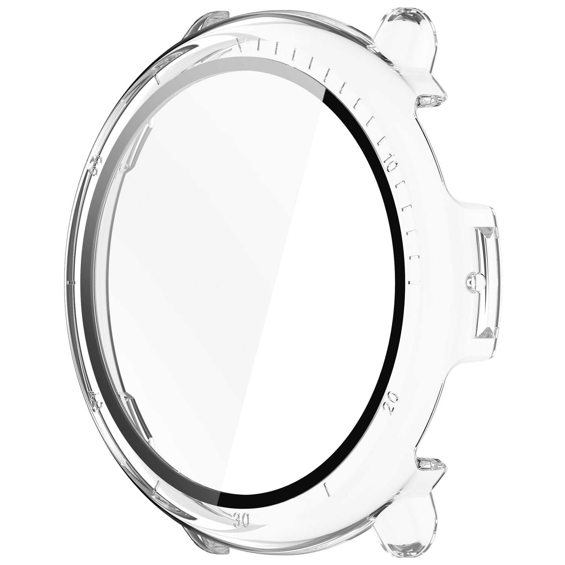 Amazfit Active 2 PC case met glas (transparant)