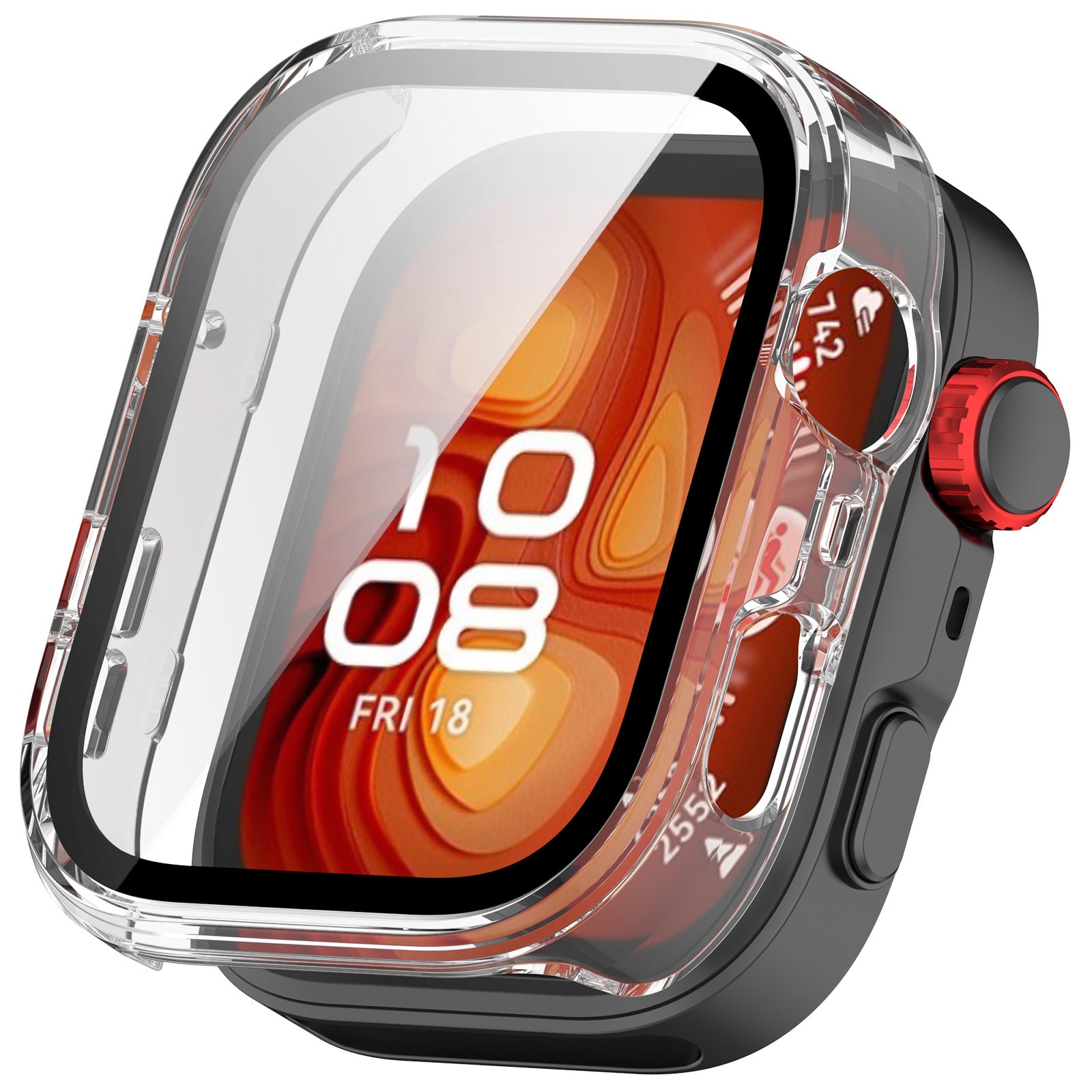 Huawei Watch Fit 4 Pro hard case met glas (transparant)