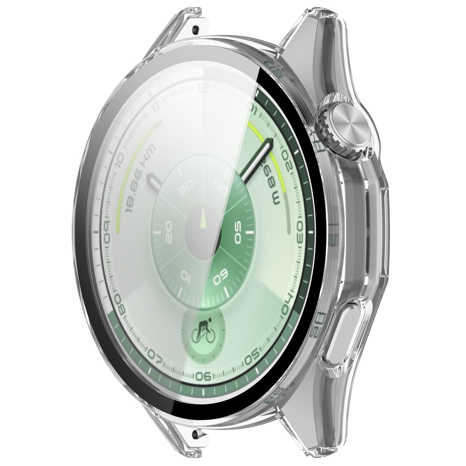Huawei Watch GT 6 - 46mm hard case met glas (transparant)