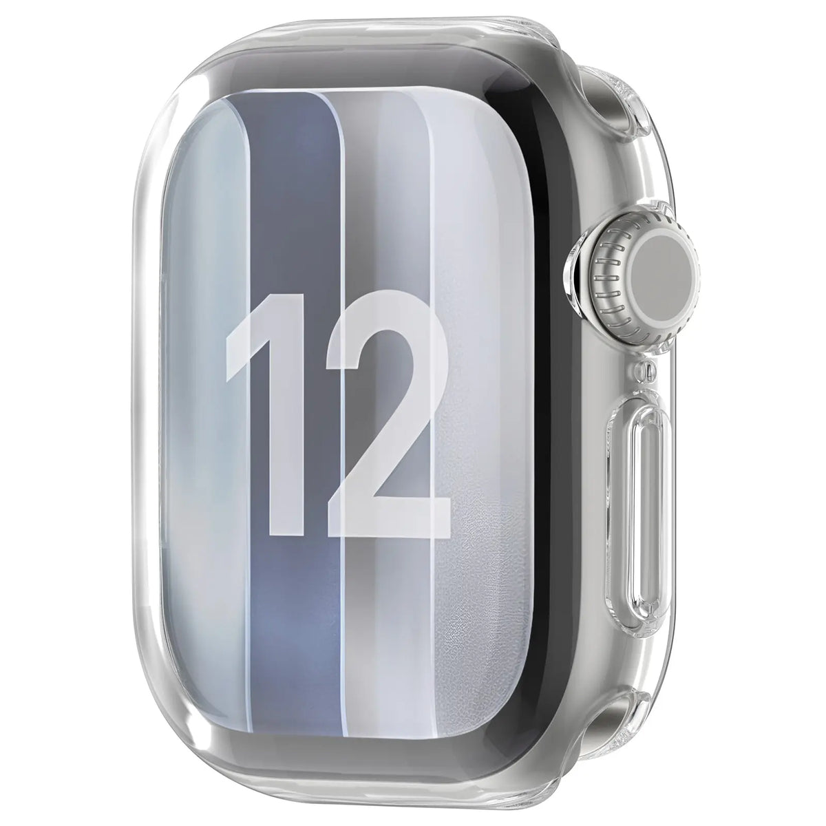 Apple Watch 12 - 42mm TPU case full cover (transparant)