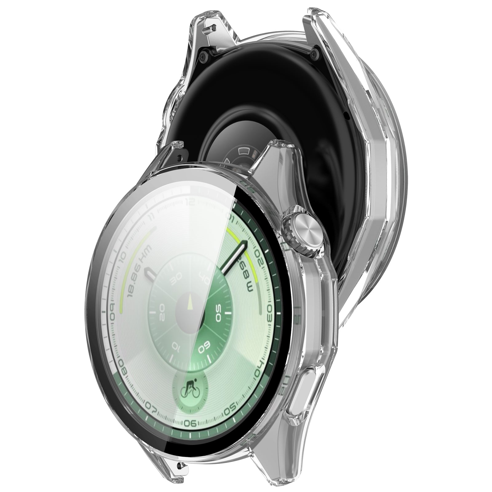 Huawei Watch GT 6 - 46mm hard case met glas (transparant)
