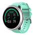 Polar Unite twill siliconen band (aqua)