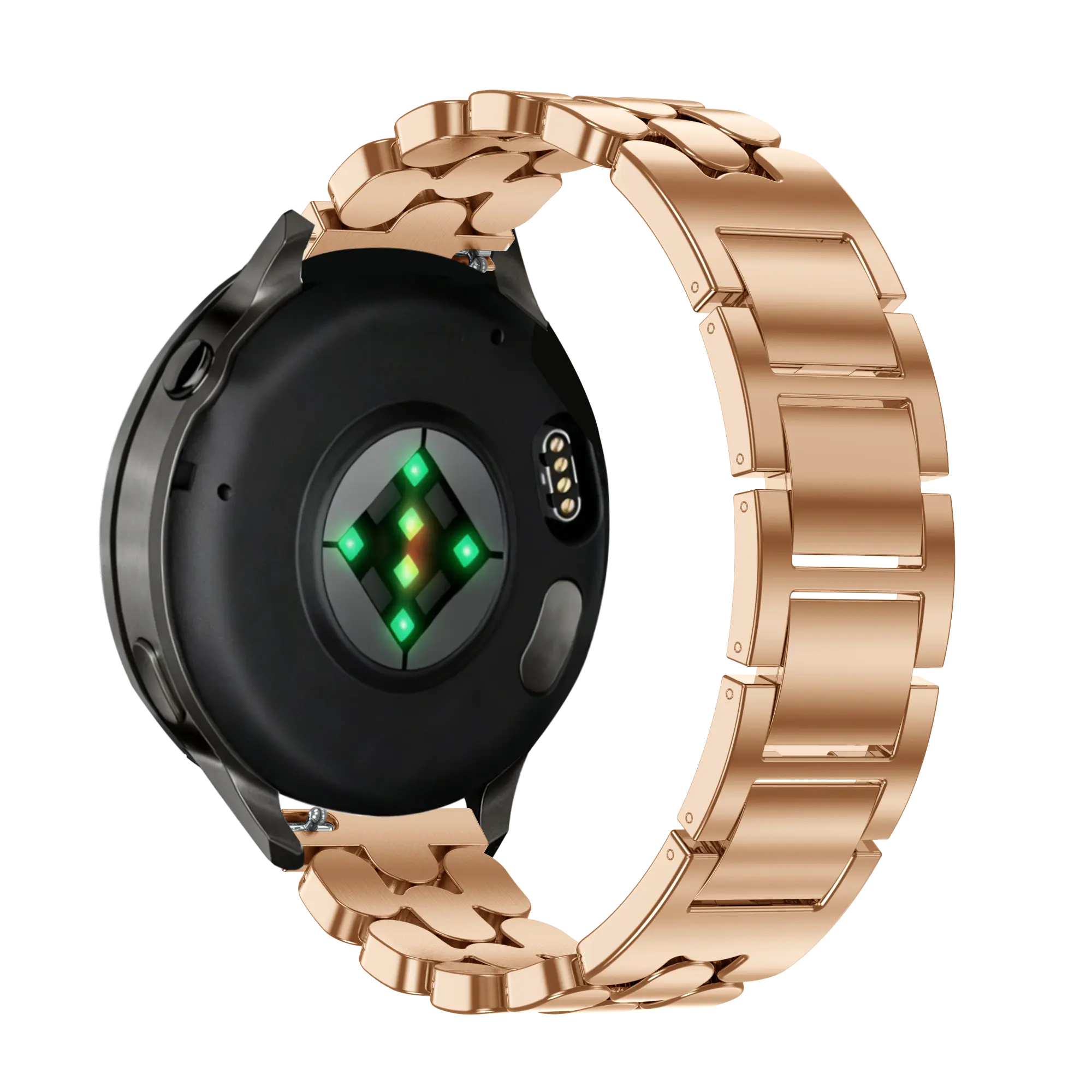Bandz Fossil Gen 6 - 42mm stalen band 'Oval' (roségoud)