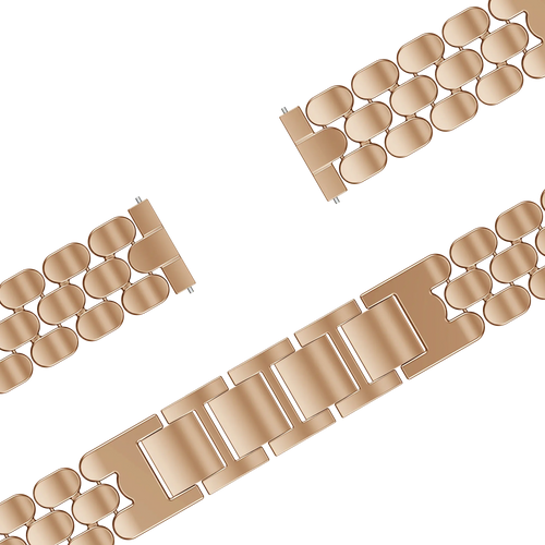 Bandz Fossil Gen 5e - 42mm Steel Strap 'Oval' (Rose Gold)