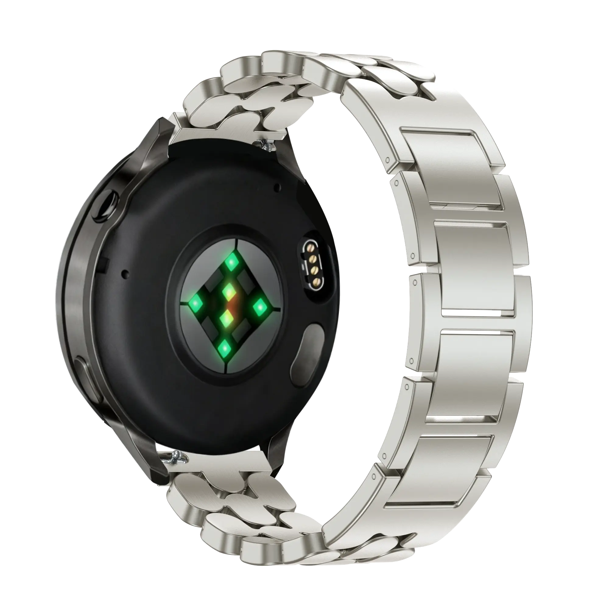 Bandz Fossil Gen 6 - 42mm stalen band 'Oval' (sterrenlicht)