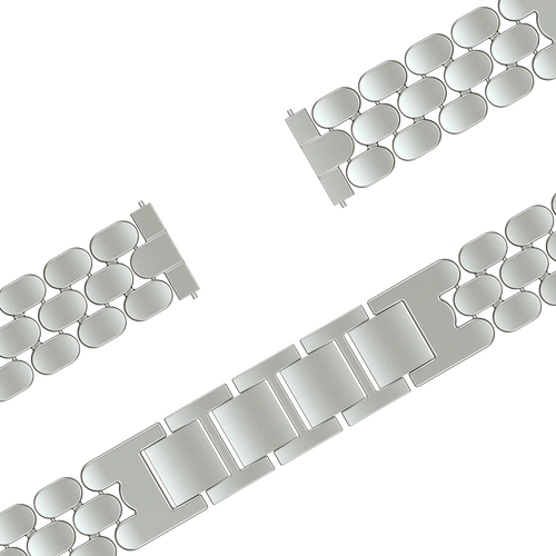 Bandz Fossil Gen 6 - 42mm Steel Strap 'Oval' (Starlight)