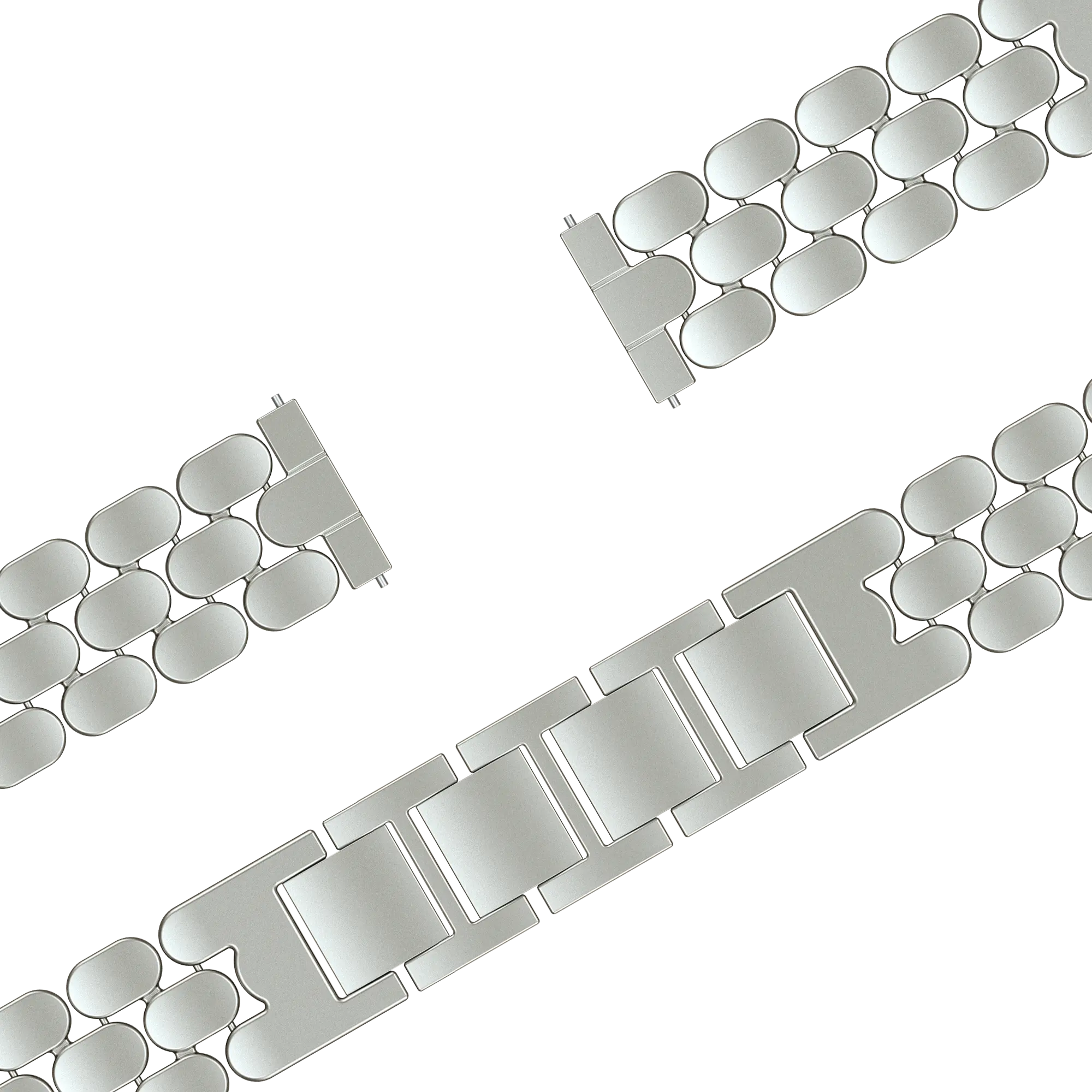 Bandz Fossil Gen 6 - 42mm Steel Strap 'Oval' (Starlight)