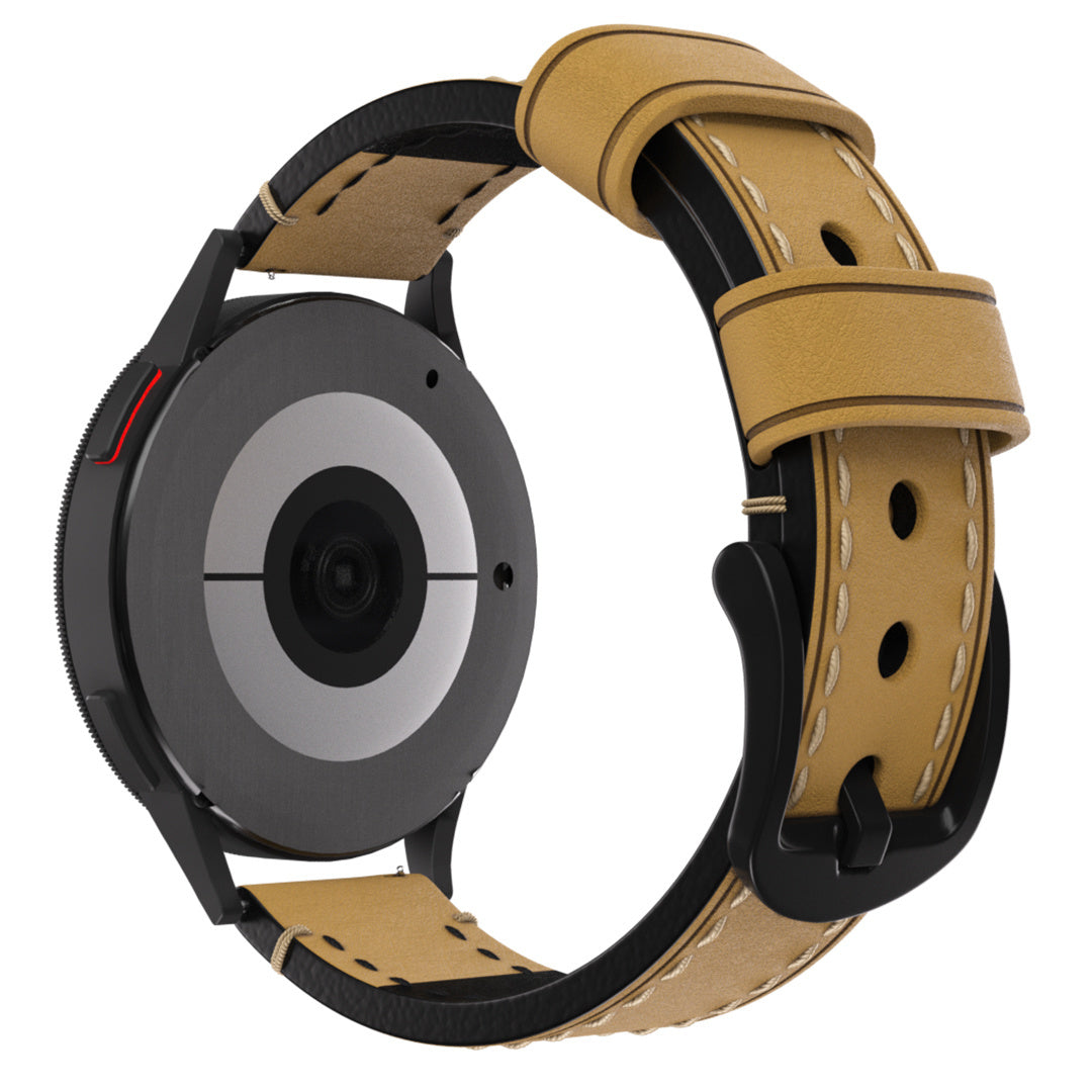 Fossil Gen 6 - 42mm genuine leren band (bruin)