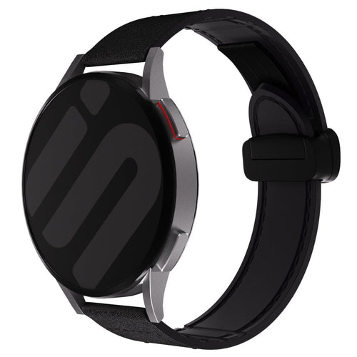Amazfit Bip 6 Leather Strap with D-Buckle (Black)