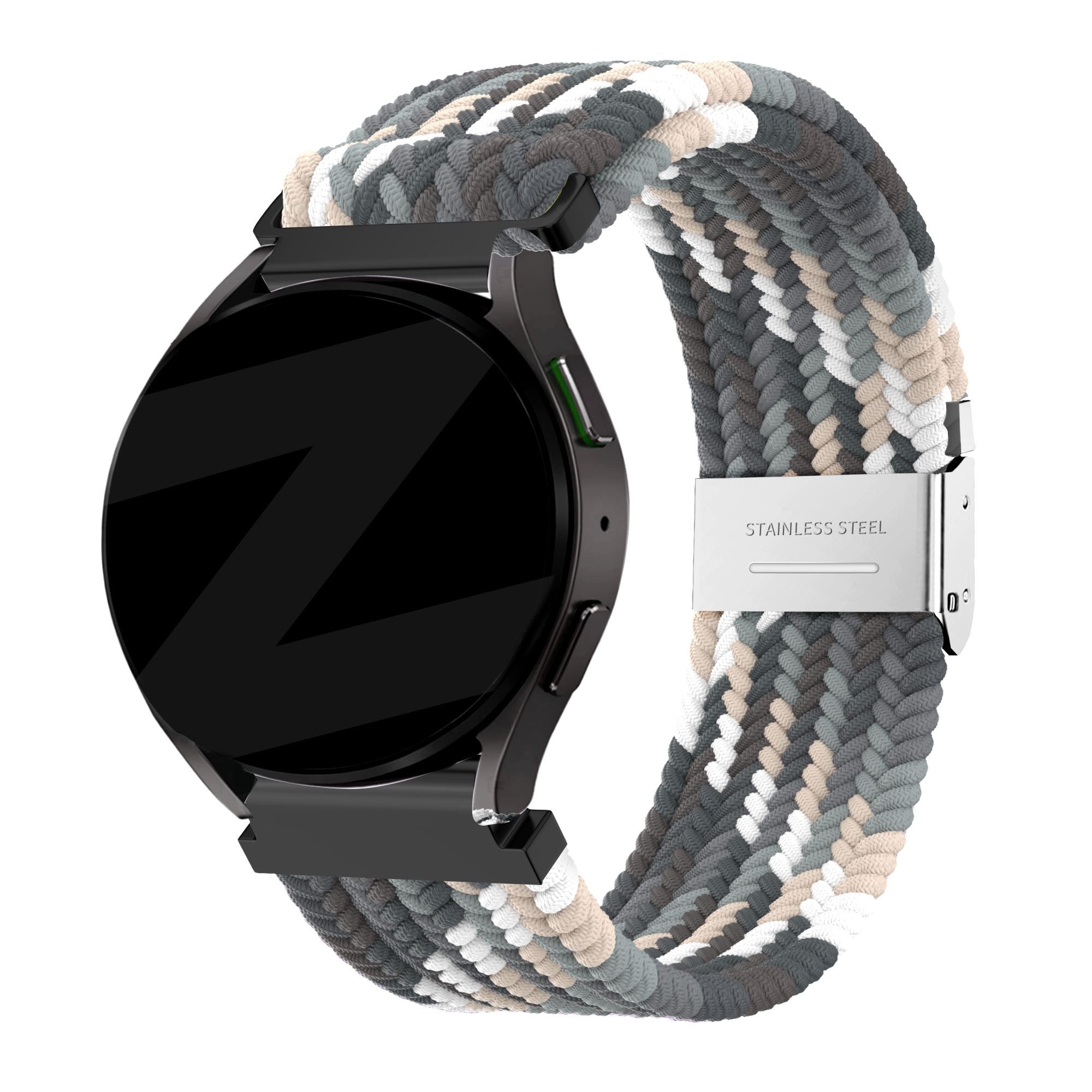 Bandz Garmin Vivoactive 3 Woven Nylon Strap (Slate)