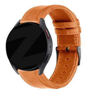 Bandz Pebble Round 2 - 20mm lederen band 'Classic' (bruin)