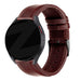 Bandz Withings Steel HR Sport lederen band 'Classic' (donkerbruin)