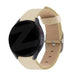 Bandz Huawei Watch GT 5 - 46mm lederen band 'Deluxe' (kaki)