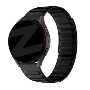 Bandz Oppo Watch X2 magnetisch geweven bandje (zwart) 