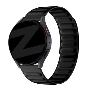 Bandz Suunto Race (S) magnetisch geweven bandje (zwart) 