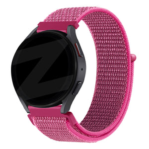 Bandz Garmin Vivomove Trend nylon loop band (dragonfruit)